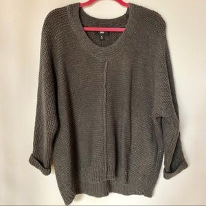 dark gray sparkle sweater